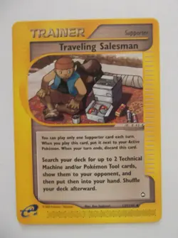 015PK137 - Traveling Salesman - 137/147- Aquaplois - Trainer Uncommon - Image 1