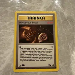 Pokemon TCG Mysterious Fossil 62/62 1st Edition NM WOTC - Image 1