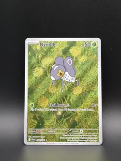 Pokemon TCG Phantasmal Flames Nymble Illustration Rare 096/094 - Image 1