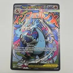 2025 Pokemon MEP Mega Charizard X ex #023 Promo NM 🔥 - Image 3