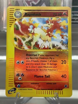 2002 Pokemon Expedition #62 Rapidash Reverse Holo NM - Image 2
