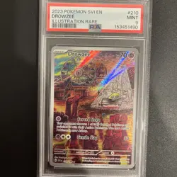 2023 Pokemon Drowzee 210/198 Sv01: Scarlet & Violet Base Set Holo PSA 9 Mint - Image 2