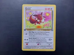 Pokemon - Eevee 51/64 Common 1st Edition Jungle - Image 1