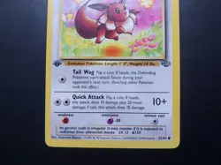 Pokemon - Eevee 51/64 Common 1st Edition Jungle - Image 3