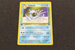 Pokemon Fossil 1st Edition 35/62 Non Holo Golduck Uncommon NM - Image 1