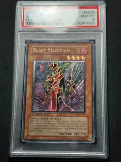 Yugioh PSA 10 Blast Magician FET-EN020 1st Edition Ultimate Rare Euro POP 6 - Image 3