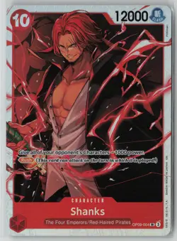 Shanks - OP09-004 OP09-004 One Piece TCG Card Near Mint - Image 1