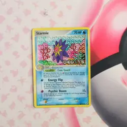 Starmie 48/107 Reverse Holo Deoxys Stamped - MP - Vintage Pokemon Card - Image 1