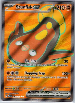 Stunfisk ex 252/217 ME: Ascended Heroes - Pokemon Card - NM - Image 1
