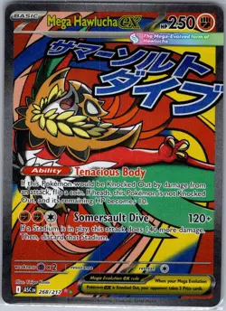 Mega Hawlucha ex 268/217 ME: Ascended Heroes - Pokemon Card - NM - Image 1