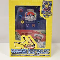 Pokemon World Championships 2023 Yokohama Deck Pikachu Promo Card Sealed New - Image 1