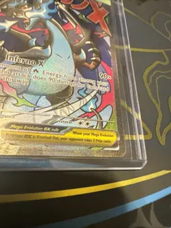 Pokemon Card PHANTASMAL FLAMES MEGA CHARIZARD X EX 023 ENG BLACK STAR PROMO - Image 4