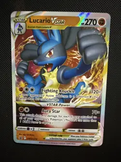 Lucario VSTAR SWSH214 SWSH: Sword & Shield Promo Cards Holo - Image 1