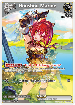 Houshou Marine R hololive OFFICIAL CARD GAME hBP01-099 Blooming Radiance ENGLISH - Image 1