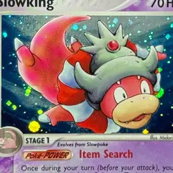MAJOR HOLO BLEED Slowking 14/115 EX Unseen Forces Set 2005 Pokemon ERROR Card NM - Image 5