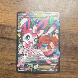 Pokemon Sylveon EX Full Art Ultra Rare Holo RC32-32 Generations 170 HP Card - Image 1