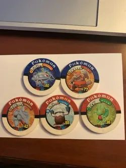 Treecko Rhyhorn +3 Pokemon Battrio Arcade Coin Lot TOMY Japanese Nintendo Japan - Image 1