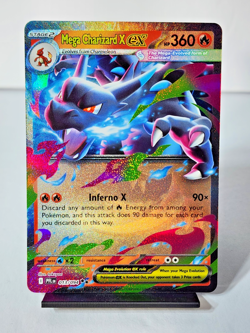 Mega Charizard X ex Double Rare 13/94 Phantasmal Flames Pokemon TCG Card Holo - Image 1