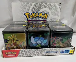Pokemon Cards TCG 25H1 Stacking Tins Display Case of 6 Dollar General En 2025 - Image 1