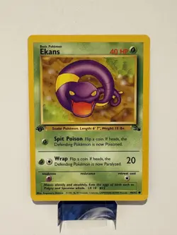 Pokemon Cards Ekans 46/62 1ST EDITION Fossil WOTC Common NM/MINT - Image 1