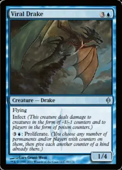 1x Viral Drake Heavy Play MTG Magic - Kid Icarus - - Image 1