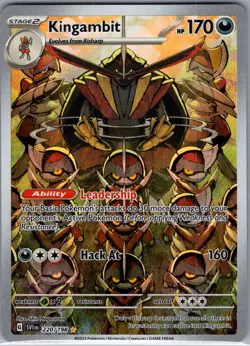 Kingambit 220/198 SV01: Scarlet & Violet Base Set - Pokemon Card - NM - Image 1