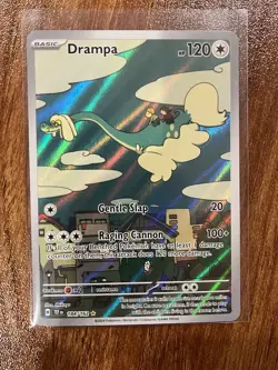 Pokemon Drampa 184/162 SV05: Temporal Forces Illustration Rare - Image 1