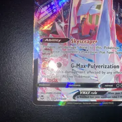 Pokemon TCG Duraludon VMAX SWSH12: Silver Tempest Trainer Gallery TG21/TG30 Holo - Image 3