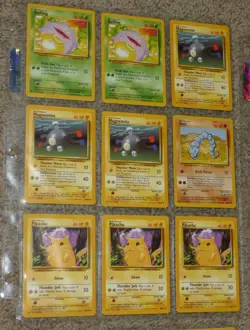 1999 pokemon Cards Lot of 56, Base Set /102 Pikachu, Trainer, Energy, Bulbasaur - Image 3