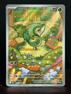 Snivy 087/086 Pokemon TCG Sv: Black Bolt Illustration Rare (MINT) - Image 3