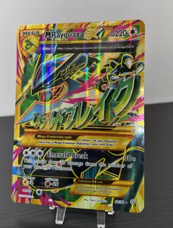 Pokemon M Rayquaza EX Full Art Holo Ultra Rare 98/98 XY Ancient Origins 220 HP - Image 3