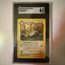 Dark Raichu 83/82 Holo Rare Team Rocket Pokemon WOTC TCG LP-NM SGC 6 - Image 1