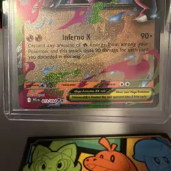 Pokemon TCG Mega Charizard X ex - Double Rare ME02: Phantasmal Flames 013/094 NM - Image 3