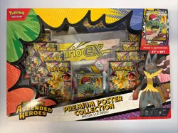 BRAND NEW Pokemon TCG Mega Lucario Premium Poster Collection Ascended Heroes - Image 1