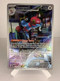 Pokemon TCG Porygon-Z 214/182 Paradox Rift NM Condition - Image 1