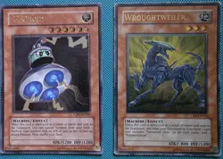 Yu-Gi-Oh! UFOroid CRV-EN016 + Wroughtweiler En012 - Ultimate Rare Bundle Played - Image 1