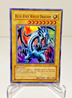 Yugioh / Blue Eyes White Dragon / SKE-001 / Super Rare / 1st Edition - Image 1