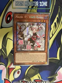 Yugioh! Maliss P White Rabbit RA05-EN136 Starlight Rare 1st Ed NM - Image 1