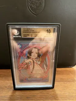 Bandai One Piece CCG Heroines Edition Boa Hancock SP Foil EB03-026 Beckett 10 - Image 3