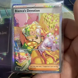 Pokemon TCG Bianca's Devotion Card 209/162 SV05 Temporal Forces NM - Image 1