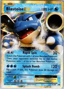 Blastoise EX 21/108 XY - Evolutions - Pokemon Card - NM - Image 1
