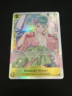 Kouzuki Hiyori OP06-106 SR Wings Of The Captain - One Piece Card - Image 1