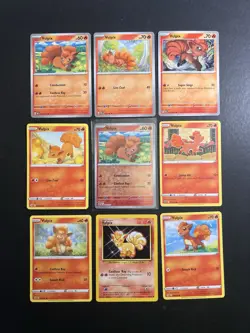 9 Vulpix Pokemon Card Collection Reverse Holo WOTC SWSH SV D2 - Image 1