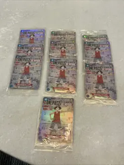 (1) One Piece Monkey D. Luffy College Basketball Promo Card Houston SGA 02/21 - Image 1