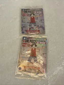 (1) One Piece Monkey D. Luffy College Basketball Promo Card Houston SGA 02/21 - Image 2