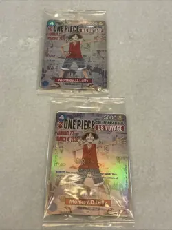 (1) One Piece Monkey D. Luffy College Basketball Promo Card Houston SGA 02/21 - Image 3