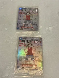 (1) One Piece Monkey D. Luffy College Basketball Promo Card Houston SGA 02/21 - Image 5