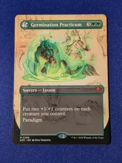 Germination Practicum (Borderless) - 296 - NM - Secrets of Strixhaven - MTG - Image 1
