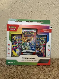 Pokemon TCG First Partner Illustration Collection Series 1 New Sealed - Image 1