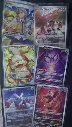 Pokemon TCG: Assorted Full Art/ Art Rare Cards - NM - Image 1
